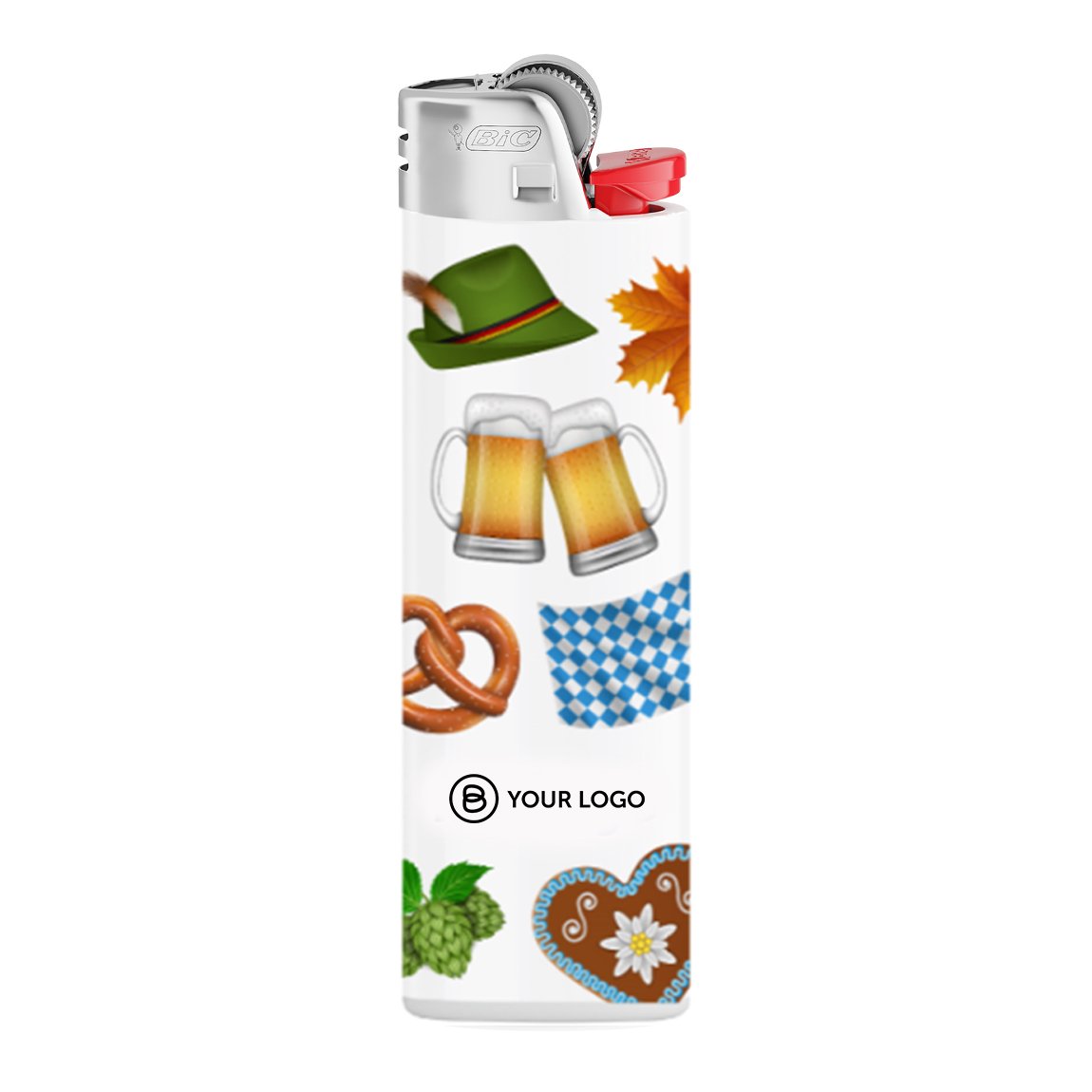 WIESN, weiß (BIC® Feuerzeug)