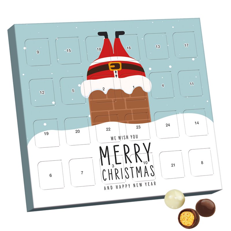 XS Adventskalender Brandt black & white Schokolade
